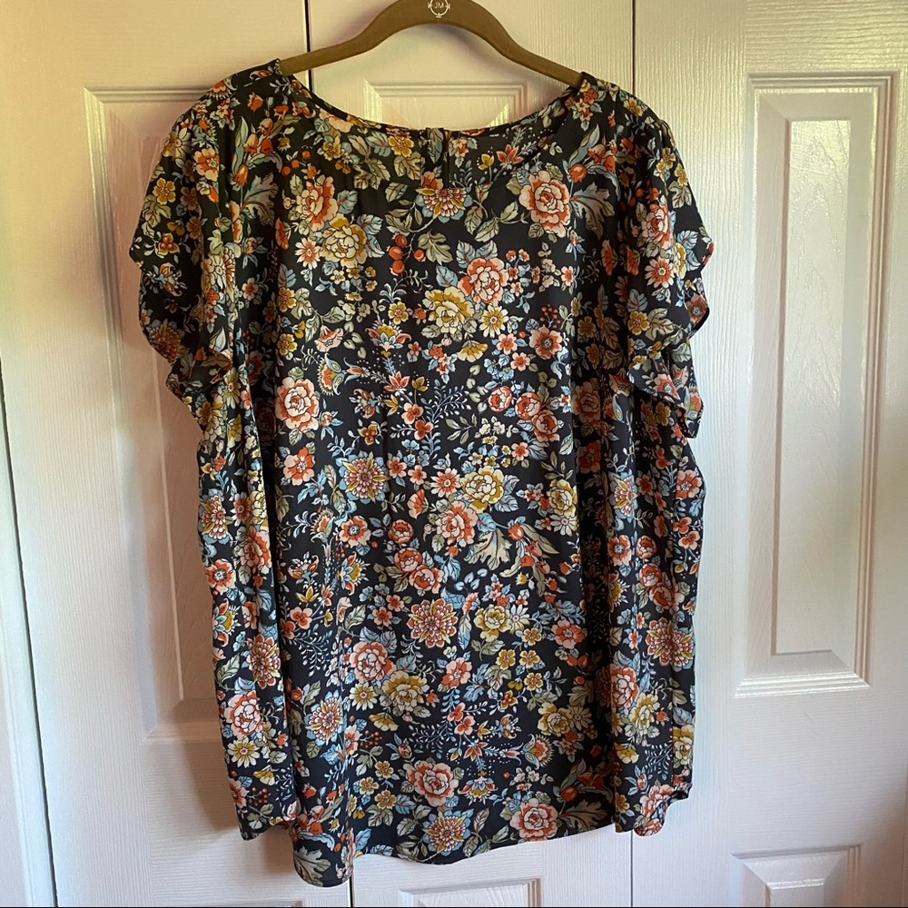LOFT Floral Blouse